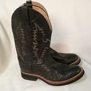 Men's ostrich leather  boots